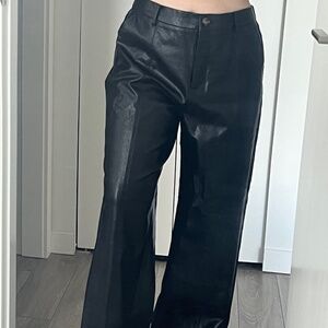FRNCH vegan leather pants